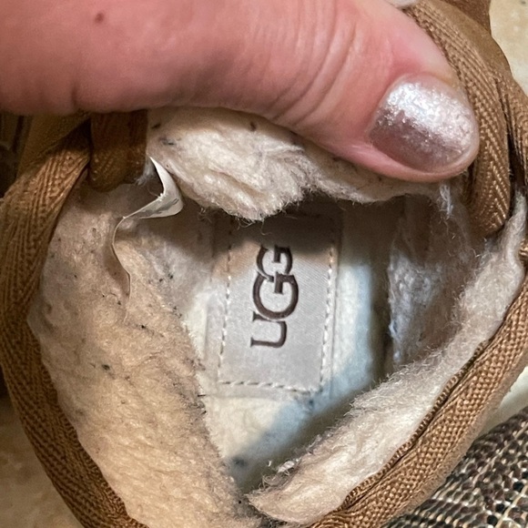 UGG Unisex Neumel II Graphic Booties Boots Shoes Size US 13 Kids Chestnut - Picture 4 of 7